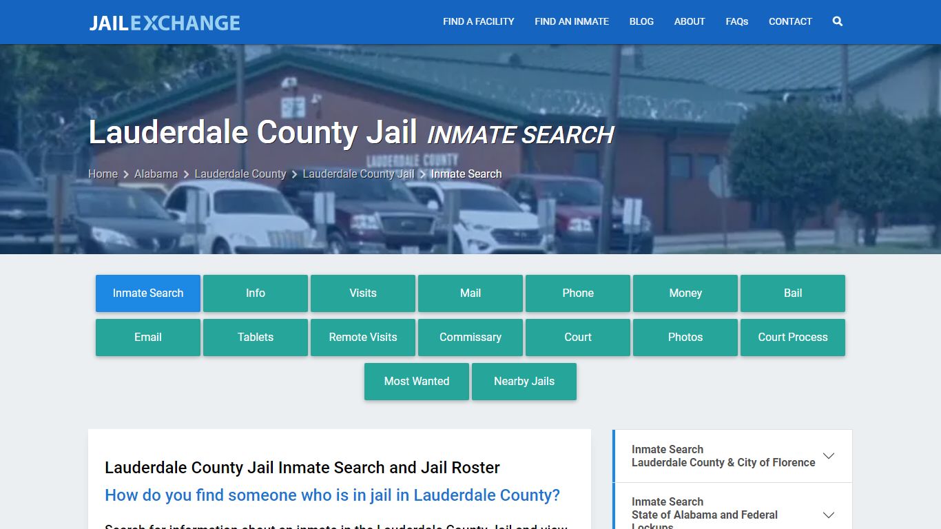 Lauderdale County Jail Inmate Search - Jail Exchange